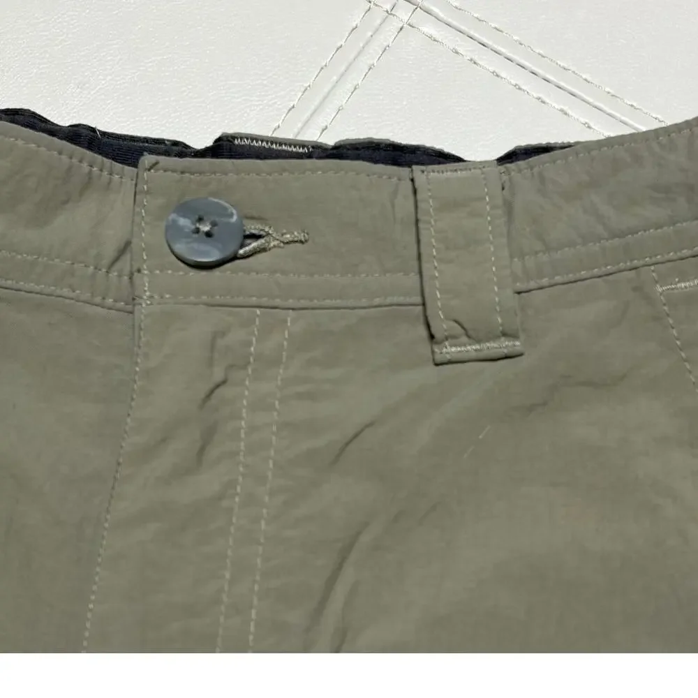 REI Men's Sahara Cargo Hiking Olive Green Shorts size Medium